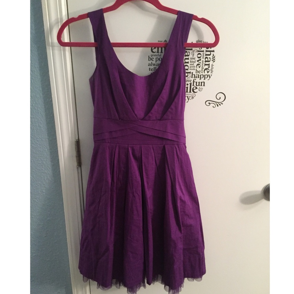 Cute and nice dark purple dress size 1